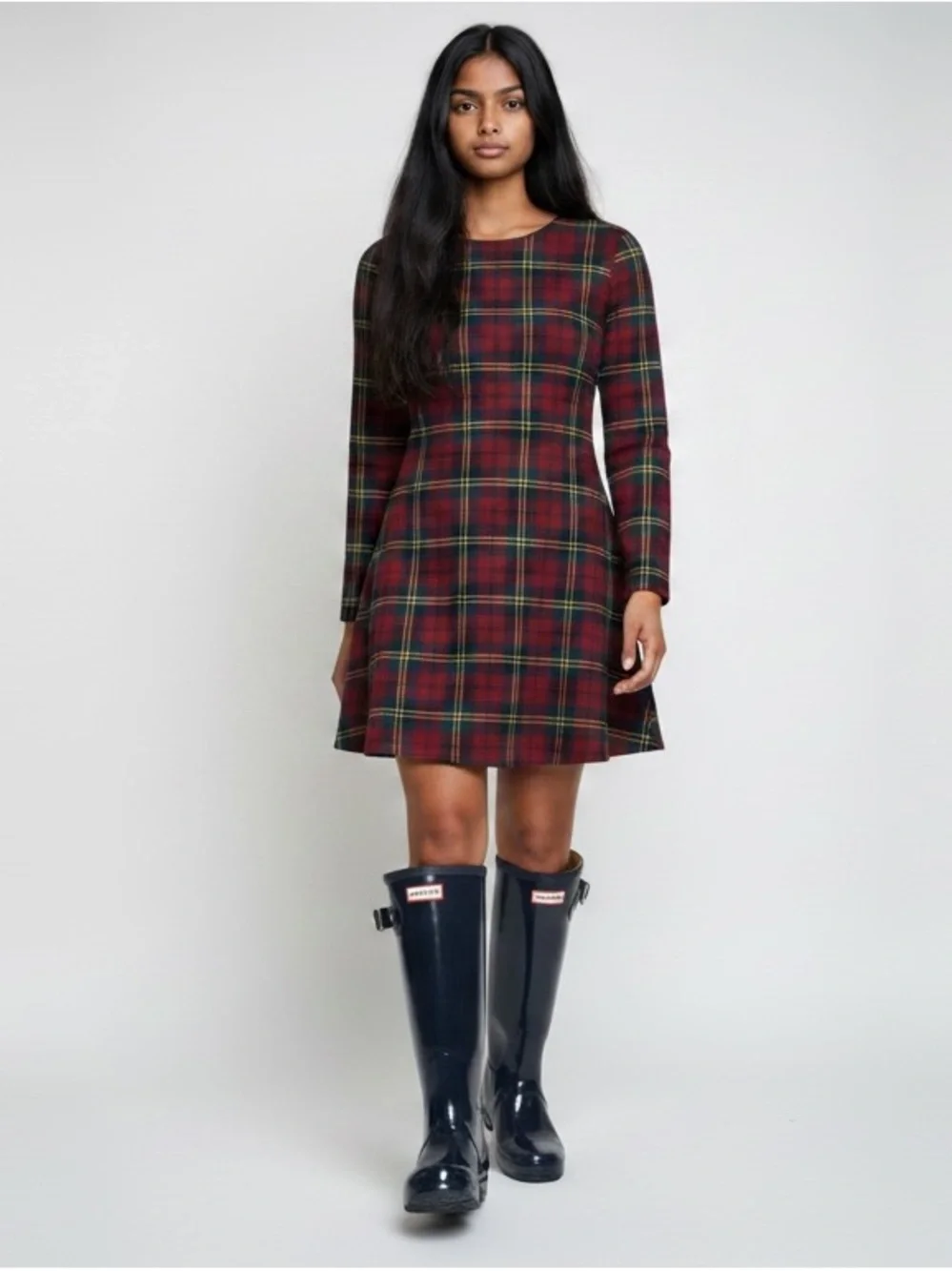 Hunter Women's Tall Gloss Black Rain Boots